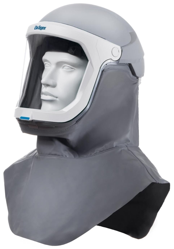 Preview: Dräger® X-plore® 8000 Visierhelm 3710785, TH3, Klar, Feuerfeste Abdichtung | Zytec® FR, L3 Z | Schulterabschluss, Polycarbonat Visier, Dräger® X-plore® 8000 Visierhelm mit feuerfester Schulterabdichtung