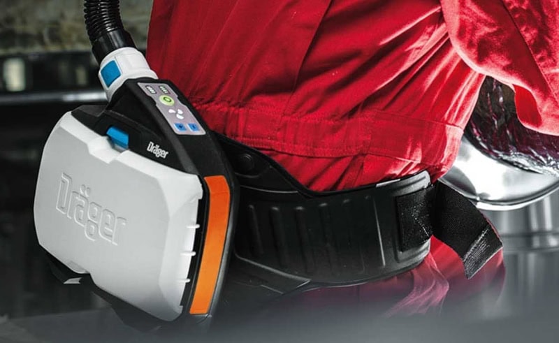 Preview: Dräger® X-plore® 8000 Gebläseatemschutz Set X-plore-8700-HIK4, TH3, Partikel- Gase- & Dämpfeschutz, EX-Schutz, Schwer-Industrie, Teile: [R59560, 3710780, R59600, 6739730, 6739535]