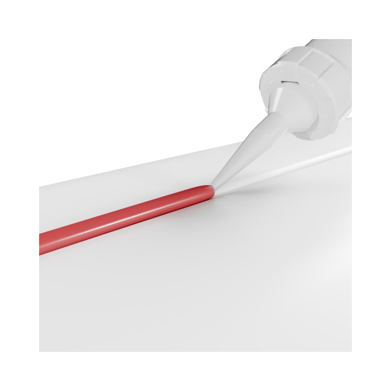 Preview: Henkel™ Loctite® SI 5248™ UV Silikon Klebstoff, 300 ml, strohfarben, 92337, nach ISO 10993 getestet Für Glas, Keramik und Metalle