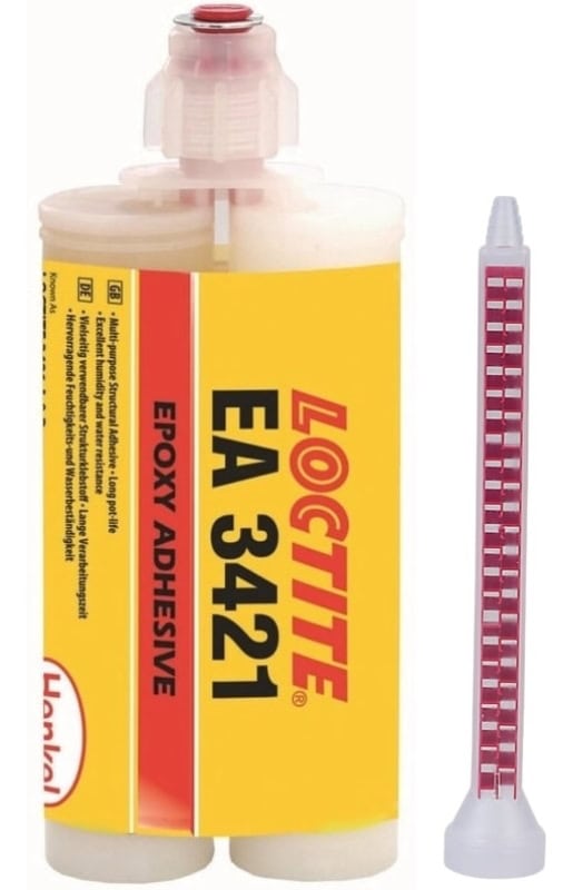 Preview: Henkel™ Loctite® EA 3421 Epoxid Strukturklebstoff, 200 ml, Bernsteinfarben, 1:1, Mittel, 2K, 2063258, Universell anwendbar