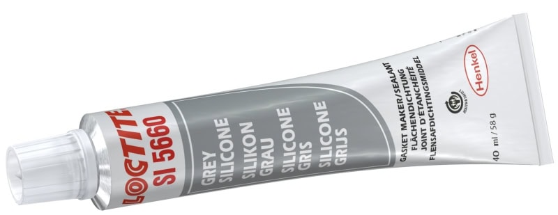 Preview: Henkel™ Loctite® Oxim Silikon Kleb- und Dichtstoff SI 5660, 40 ml, Grau 1K, 1718240, Hervorragende Wasser- Glykolbeständigkeit
