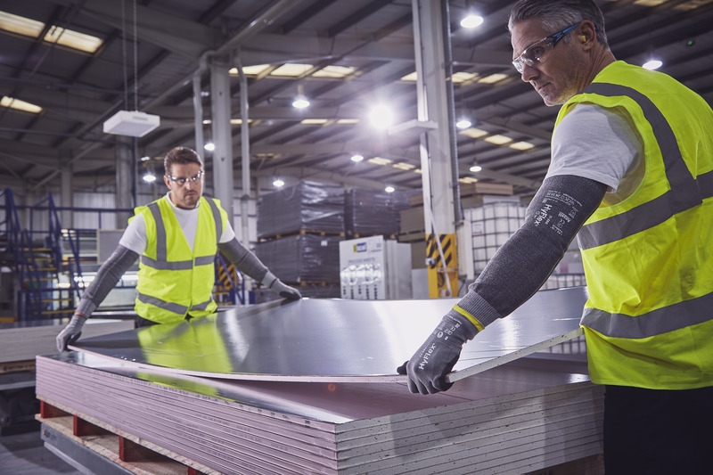 Preview: Ansell Hyflex™ 11-581 Schnittschutzhandschuh 11581060, Für scharfkantige Metallteile, Größe 6, Schwarz/ Grau, 225-278 mm lang, Mit FORTIX™ Technologie und 20% leichter