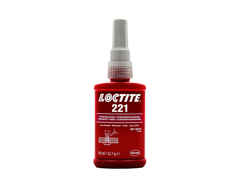 Preview: Henkel™ Loctite® 221 Schraubensicherung, 50 ml, Violett, 135331, Für kleine Gewinde