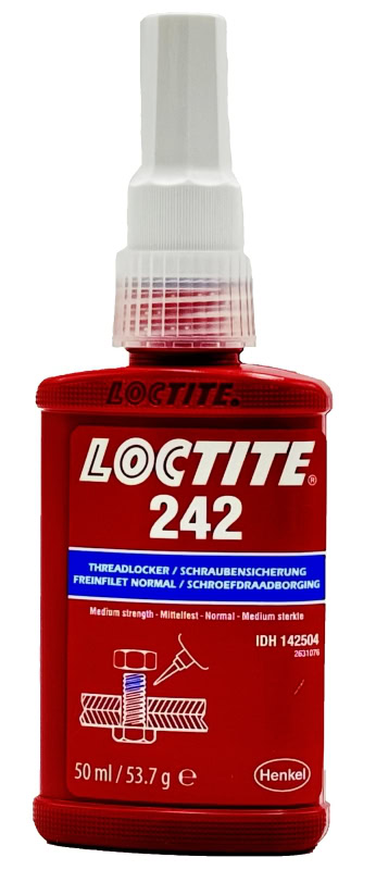 Preview: Henkel™ Loctite® 242 Schraubensicherung, 50 ml, Blau, 142504, Universell einsetzbar