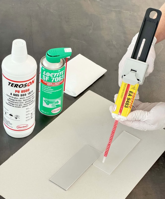 Preview: Henkel™ Loctite® EA 9483 Epoxid Strukturklebstoff, 50 ml, Transparent, 2:1, Fließend, 2K, 2056392, Hochfest und Transparent