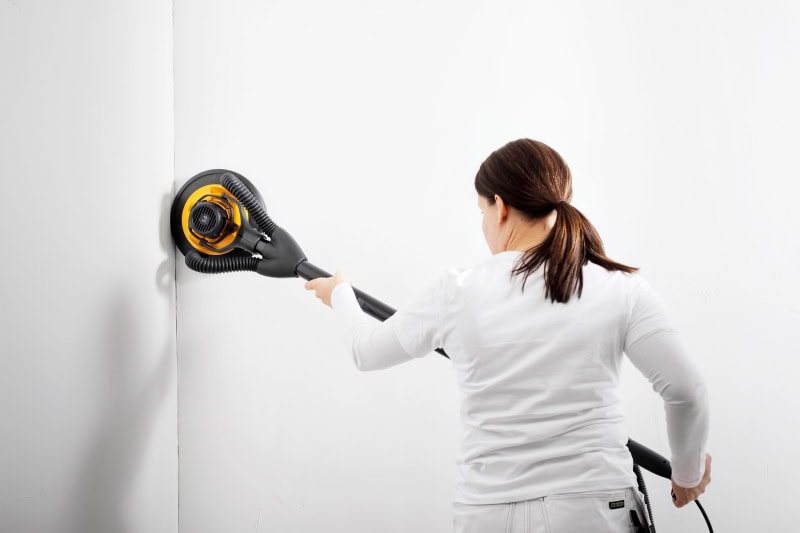 Preview: Mirka® LEROS 950CV + DEXOS Wand & Deckenschliff Starter Kit KIT2553CDMDE, Schleifer: Ø 225 mm, 5 mm Schleifhub, Zentralabsaugung, Für absolute Perfektion mit geringsten Aufwand