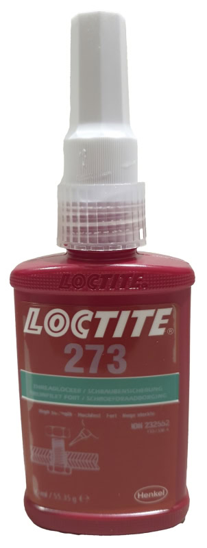 Preview: Henkel™ Loctite® 273 Schraubensicherung, 50 ml, Rot, Fest, 232552, Dauerhafte Sicherung und Abdichtung von Gewindebefestigungen, einschließlich Schrauben und Bolzen