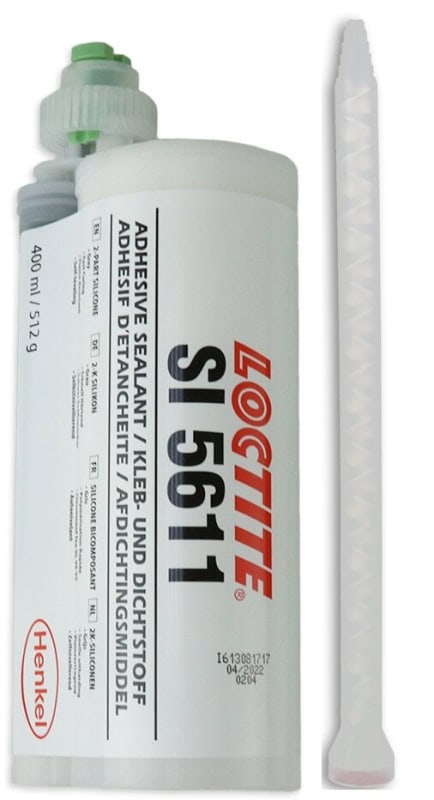 Preview: Henkel™ Loctite® SI 5611 Alkoxy Silikon Kleb- und Dichtstoff, 400 ml, Grau, Fließend, 2K, 2056552, Sehr schnelle Aushärtung