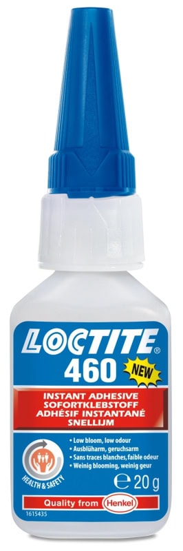 Preview: Henkel™ Loctite® 460 Sofortklebstoff, 20 g, Transparent, 1920912, Für Kunststoffe, Elastomere und Metalle geeignet