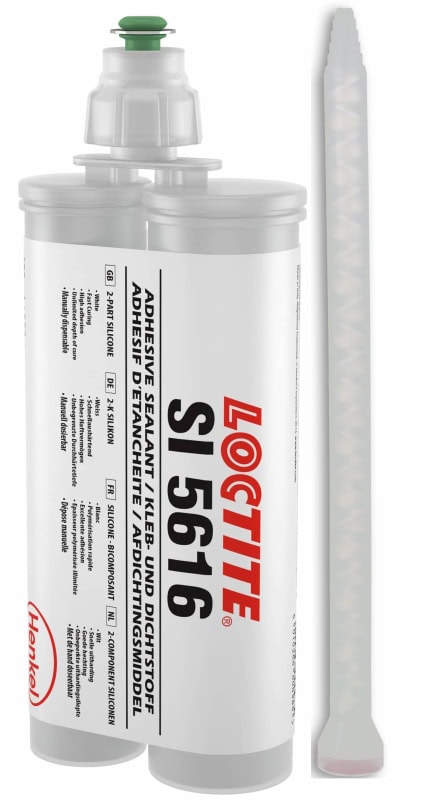 Preview: Henkel™ Loctite® SI 5616 Alkoxy Silikon Kleb- und Dichtstoff, 400 ml, Weiß, 2:1, 2K, 2056399