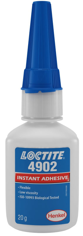 Preview: Henkel™ Loctite® 4902 Sofortklebstoff, 20 g, Glasklar, 1904278, Biokompatibel