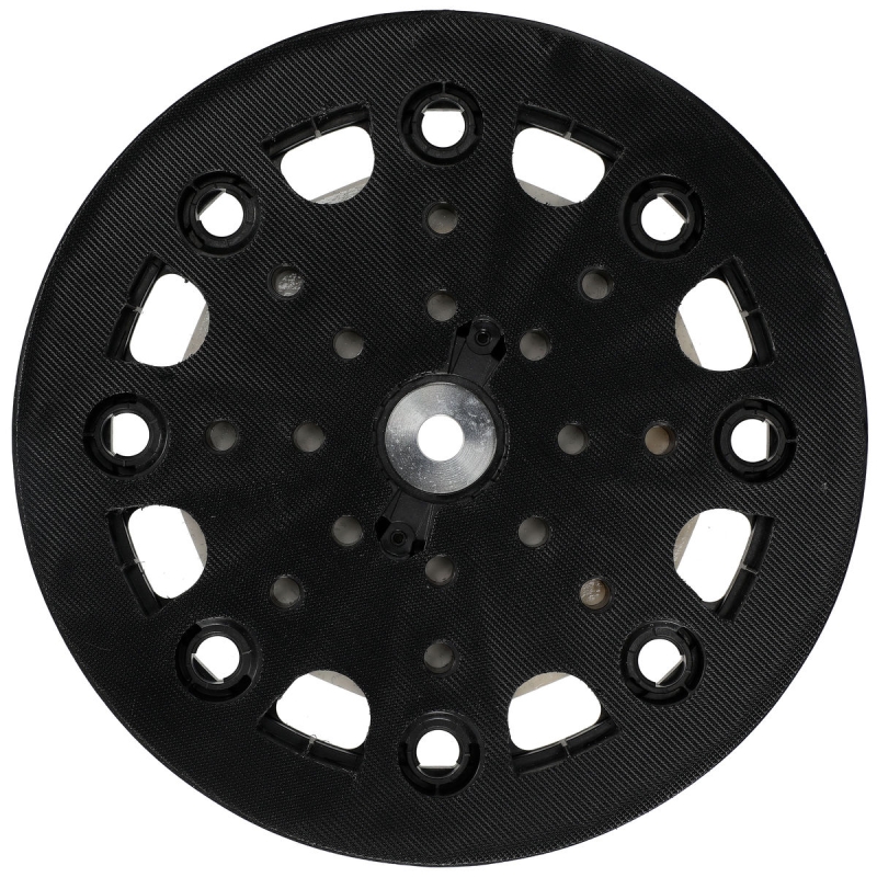 Preview: Mirka® STYRO Stützteller MIW9564411DE, Ø 225 mm, Kein Gewinde, Hart, 9 Löcher, Kletthaftend, Schleifteller für Lochsysteme: 9-fach gelochte, Multilochung und Gitternetzscheiben