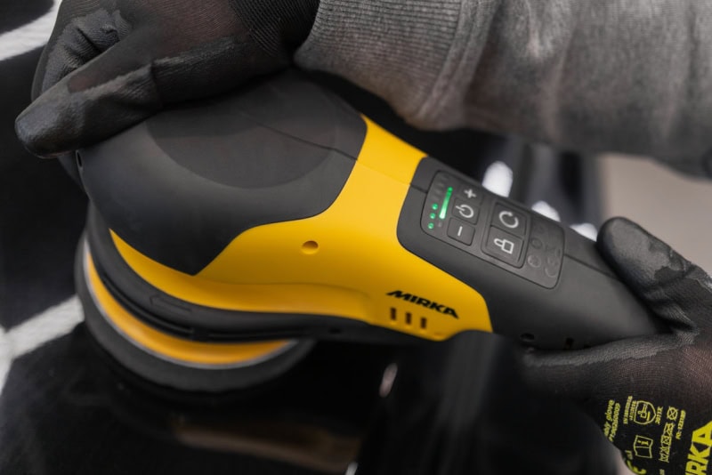 Preview: Mirka® POLAROS RP 600 Rotations Poliermaschine MRP6002100, Ø 150 mm, 0 mm Schleifhub, M4 Gewinde, Ohne Absaugung, 1 PS / 750 Watt, Für professionelle Polierarbeiten