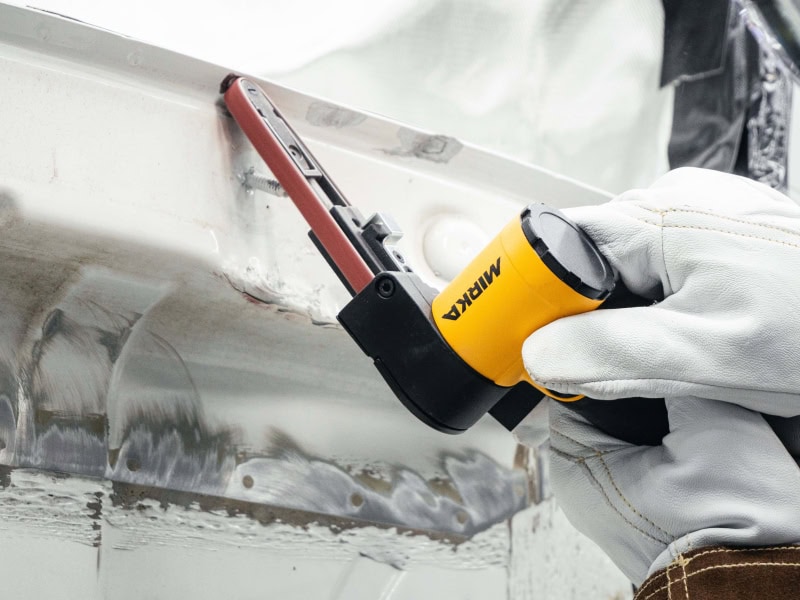 Preview: Mirka® Feilenbänder CER 5G401T0160, 13 mm x 457 mm, C, P60, Y-Polyester, Universal Schleifband mit Präzisions-Keramikkorn, Für Oberflächenbearbeitung