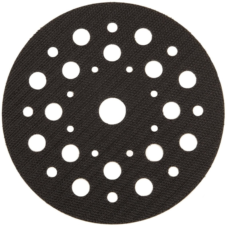 Preview: Mirka® 8295530111, Ø 125 mm, 10 mm, 33 Löcher, Kletthaftend, Softauflage für Stützteller, Für Lochsysteme: 8-fach, 9-fach, 17-fach gelochte, Multilochung und Gitternetzscheiben