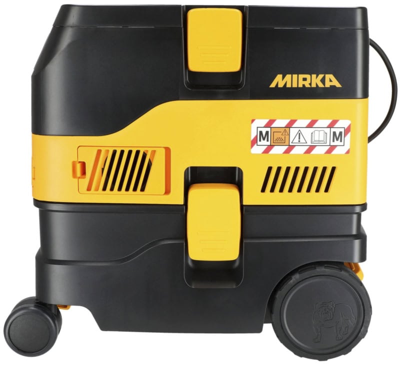 Preview: Mirka® DEXOS 1217 M AFC Industrie Staubsauger MIX12171221, Inkl. Standardschlauch, 17 Liter, Nass & Trocken, 1,63 PS / 1200 Watt, 4.200 L/.Min., Staubklasse M, Anti Statisch (ESD), Automatische Filterreinigung, Auto Start, Für staubfreies Schleifen & Arbe