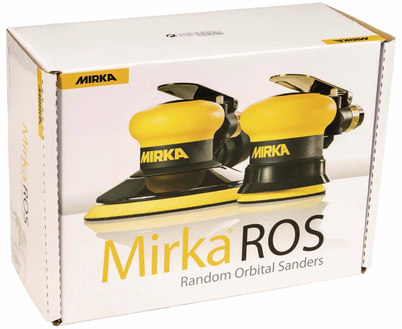 Preview: Mirka® ROS 650CV Druckluft Exzenterschleifer 8993000111, Ø 150 mm, 5 mm Schleifhub, 5/16"-Gewinde, Zentralabsaugung, 0,28 PS / 209 Watt, Externer Absauganschluss