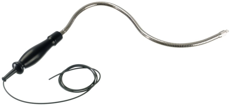 Preview: Dräger® Leckagesonde 70 8316531, Edelstahl, Nicht geeignet für reaktive Gase, Länge: 70 cm, inkl. 2 m FKM Schlauch mit Innendurchmesser: 1,5 mm, Für Dräger® X-am® Pumpe / 3500 / 7000 / 8000