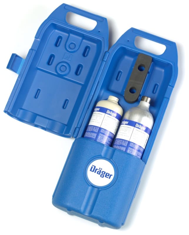 Preview: Dräger® Tragekoffer für zwei Prüfgas Flaschen & Regulierventile 6811181, Für den sicheren Transport von allen Dräger® Prüfgasflaschen