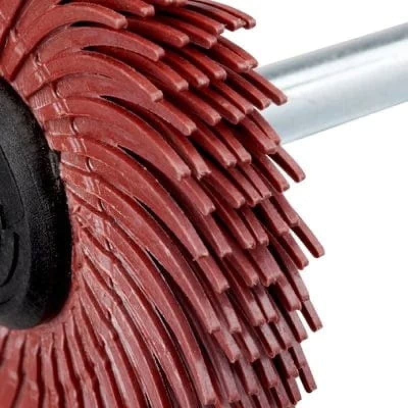 Preview: 3M™ Scotch-Brite™ BB-ZS 62967, Ø 50 mm x 6 mm, P220, Typ C, Rot, 15.000 U./Min., Bristle Brush, Für Reinigungs- und Finisharbeiten