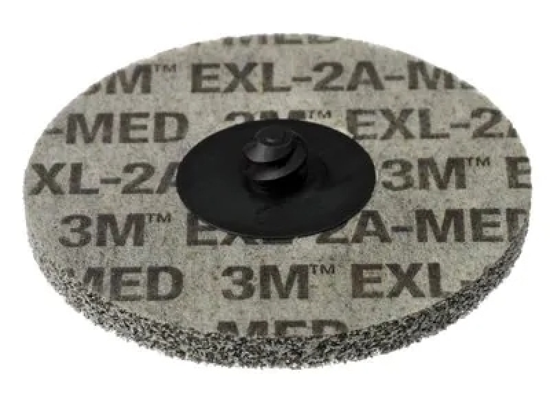 Preview: 3M™ Scotch-Brite™ Roloc™ EXL XL-UR 17189, Ø 75 mm, Härte 6, P600 - 1200, S, Fine, 15.000 U./Min., Verpresste Kompaktscheibe, Für Entgratungs- und Finisharbeiten