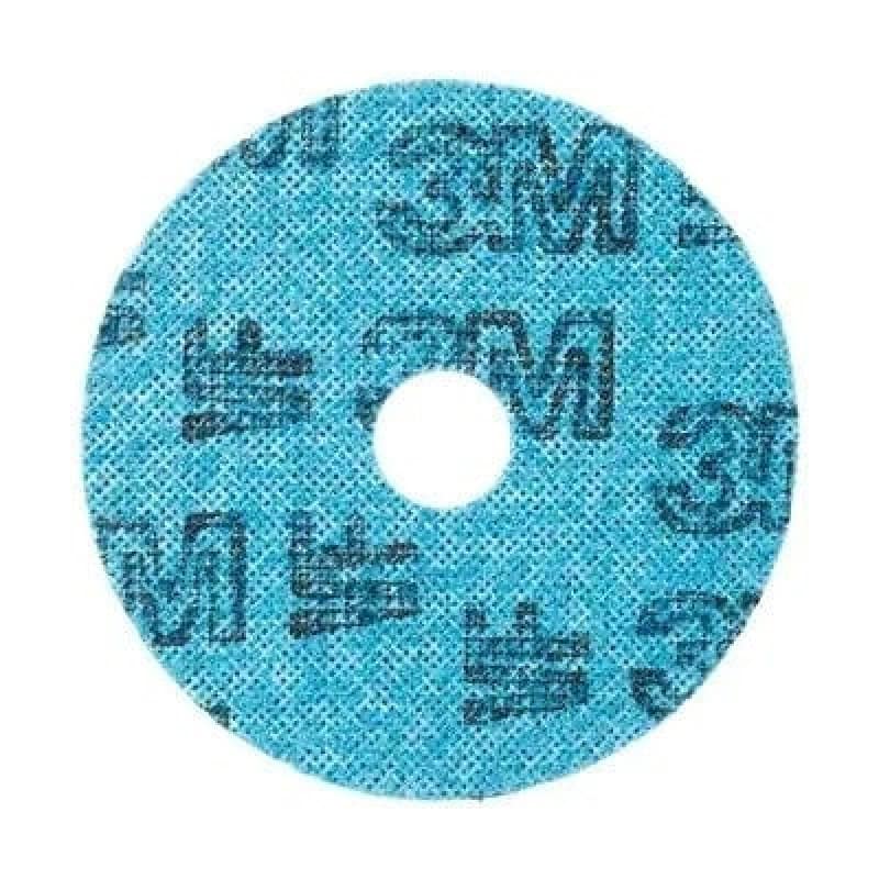 Preview: 3M™ Scotch-Brite™ SC-DH 246591, Ø 125 mm x 22 mm, P600 - 1000, A, Very fine, Blau, 8.000 U/Min., Kletthaftend, Vliesscheibe mit Zentrierloch, Für Reinigungs- und Finisharbeiten