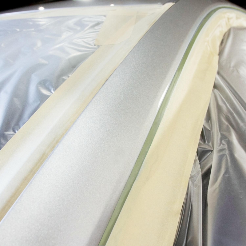 Preview: 3M™ Scotch® Farblinienband 218, 50 mm x 55 m, 0,12 mm, Grün, Für präzise Farblinien bei Lackierprozessen