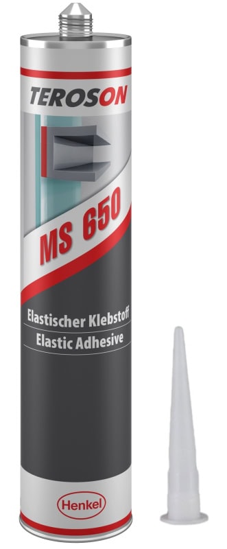 Preview: Henkel™ Teroson® MS 650 Silanmodifizierter Polymer Kleb-/ Dichtstoff, 290 ml, Schwarz, Thixotrop, 1K, 2460137, Zur Universellen Anwendung