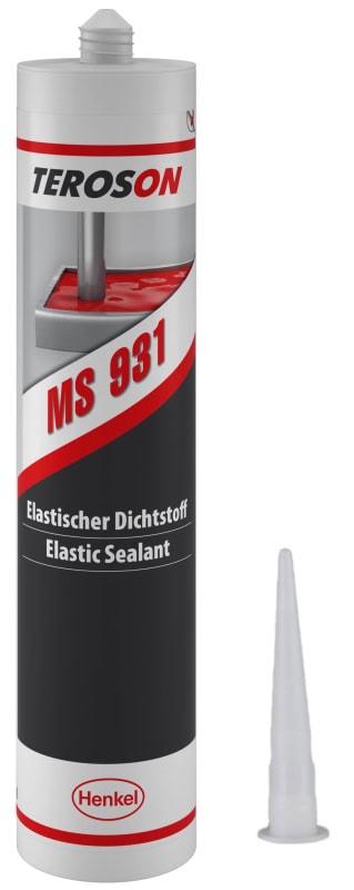 Preview: Henkel™ Teroson® MS 931 Silanmodifizierter Polymer Kleb-und Dichstoff, 290 ml, Weiß, selbstnivellierend, 1K, 2469968, Für Sensorische Analysen (DIN 10955)