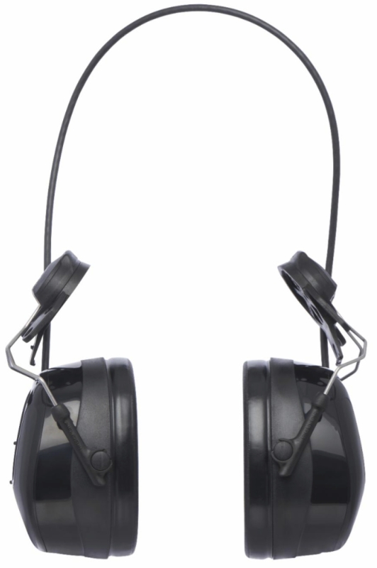 Preview: 3M™ PELTOR™ WorkTunes™ Pro FM Radio HRXS220P3E, SNR = 31 dB, Schwarz, Kapselgehörschutz Radio mit Helmbefestigung