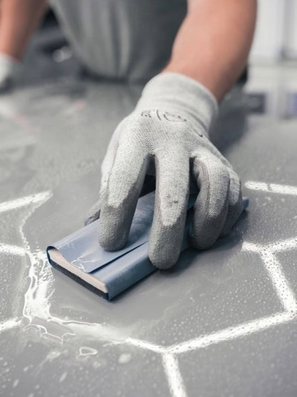 Preview: Mirka® WPF Pro 2P10105096, 230 mm x 280 mm, P2500, Ohne Haftung,  Schleifbögen mit Siliziumkarbidkorn
