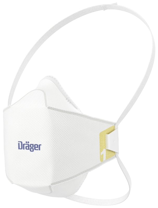 Preview: Dräger® X-plore® 1910 FFP1 NR D Atemschutzmaske / Partikelmaske 3951910, Größe M/L, Ideal für Brillenträger, Hygienisch einzelverpackt, Wirksamer Schutz gegen Stäube und Partikel bei hohem Tragekomfort