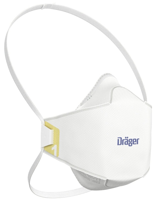 Preview: Dräger® X-plore® 1910 FFP1 NR D 3951911, Größe S, Ideal für Brillenträger, Hygienisch einzelverpackt, Wirksamer Schutz gegen Stäube und Partikel bei hohem Tragekomfort