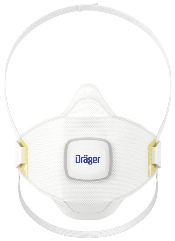 Preview: Dräger® X-plore® Atemschutzmaske / Partikelmaske 1910V FFP1 NR D 3951916, Größe S, Ideal für Brillenträger, Hygienisch einzelverpackt, Wirksamer Schutz gegen Stäube und Partikel bei hohem Tragekomfort