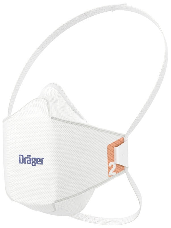 Preview: Dräger® X-plore® 1920 FFP2 NR D Atemschutzmaske / Partikelmaske 3951921, Größe S, Ideal für Brillenträger, Hygienisch einzelverpackt, Wirksamer Schutz gegen Stäube und Partikel bei hohem Tragekomfort