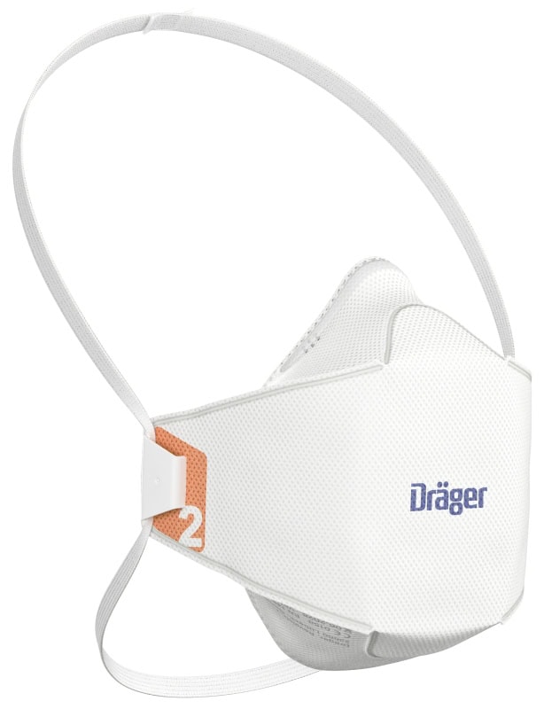 Preview: Dräger® X-plore® 1920 FFP2 NR D Atemschutzmaske / Partikelmaske 3951921, Größe S, Ideal für Brillenträger, Hygienisch einzelverpackt, Wirksamer Schutz gegen Stäube und Partikel bei hohem Tragekomfort