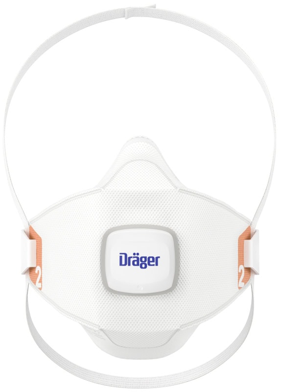 Preview: Dräger® X-plore® Atemschutzmaske / Partikelmaske 1920V FFP2 NR D 3951926, Größe S, Ideal für Brillenträger, Hygienisch einzelverpackt, Wirksamer Schutz gegen Stäube und Partikel bei hohem Tragekomfort