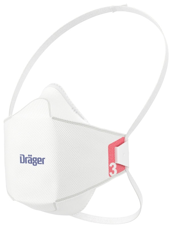 Preview: Dräger® X-plore® 1930 FFP3 NR D Atemschutzmaske / Partikelmaske 3951931, Größe S, Ideal für Brillenträger, Hygienisch einzelverpackt, Wirksamer Schutz gegen Stäube und Partikel bei hohem Tragekomfort