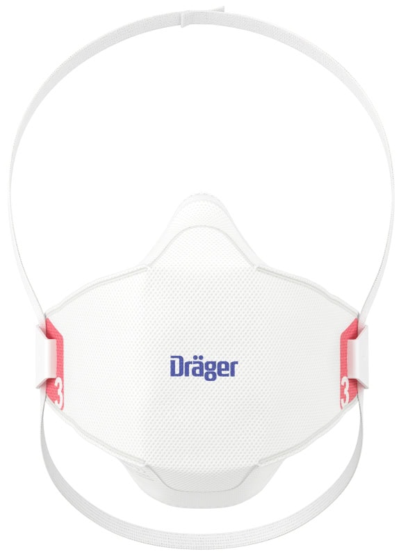 Preview: Dräger® X-plore® 1930 FFP3 NR D Atemschutzmaske / Partikelmaske 3951931, Größe S, Ideal für Brillenträger, Hygienisch einzelverpackt, Wirksamer Schutz gegen Stäube und Partikel bei hohem Tragekomfort