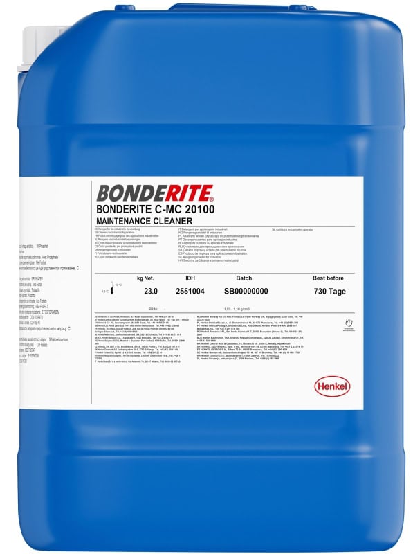 Preview: Henkel™ Bonderite® C-MC 20100 Bodenreiniger, 23 Kg, 2551004, Für die tägliche Reinigung von empfindlichen Fußbodenbelägen