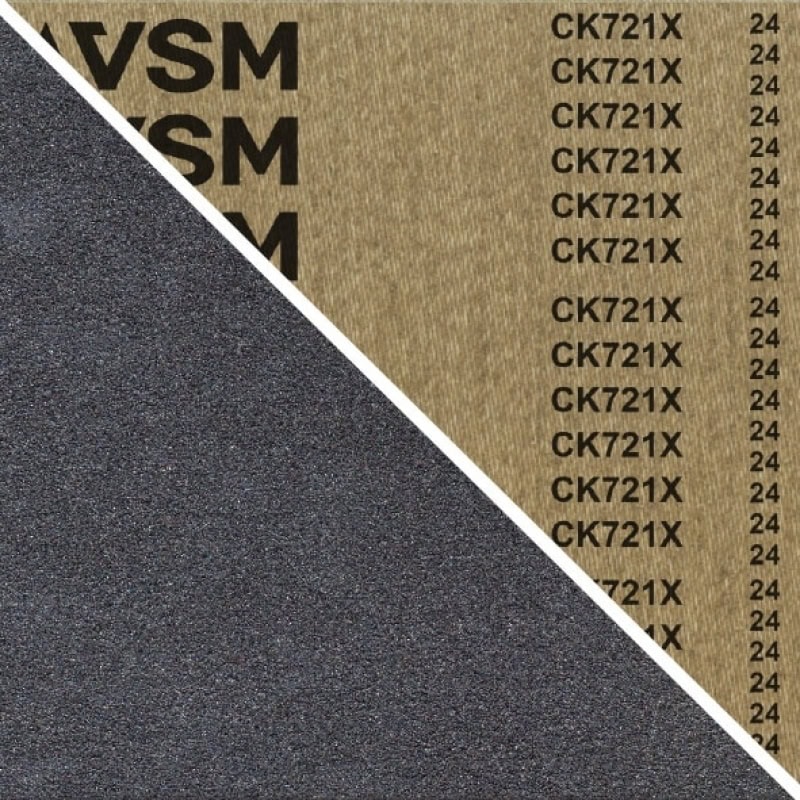 Preview: VSM SILIZIUMKARBID CK721X 768862, 1480 mm x 2620 mm, S, P24, X-Polyester, Ausführung (E07), Schwarz, Breitschleifband mit Silizium, Für Edelstahl und Keramik