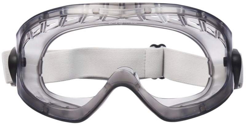 Preview: 3M™ 2890A, Klar, AF/UV, 2C-1.2 3M 1 FT N, Belüftete Vollsichtbrille aus Acetat