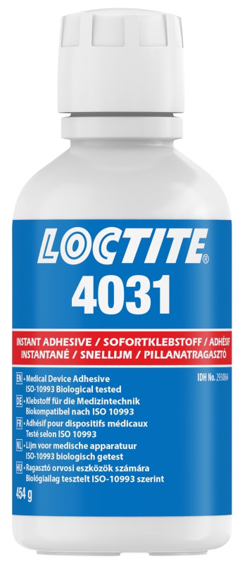 Preview: Henkel™ Loctite® 4031 Sofortklebstoff, 454 g, Transparent, 2930864, Für medizinische Anwendungen
