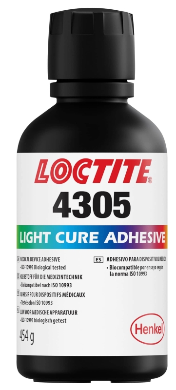 Preview: Henkel™ Loctite® 4305 UV Klebstoff, 454 g, Transparent/Hellgrün, 456622, Für Kunststoffe und Metalle