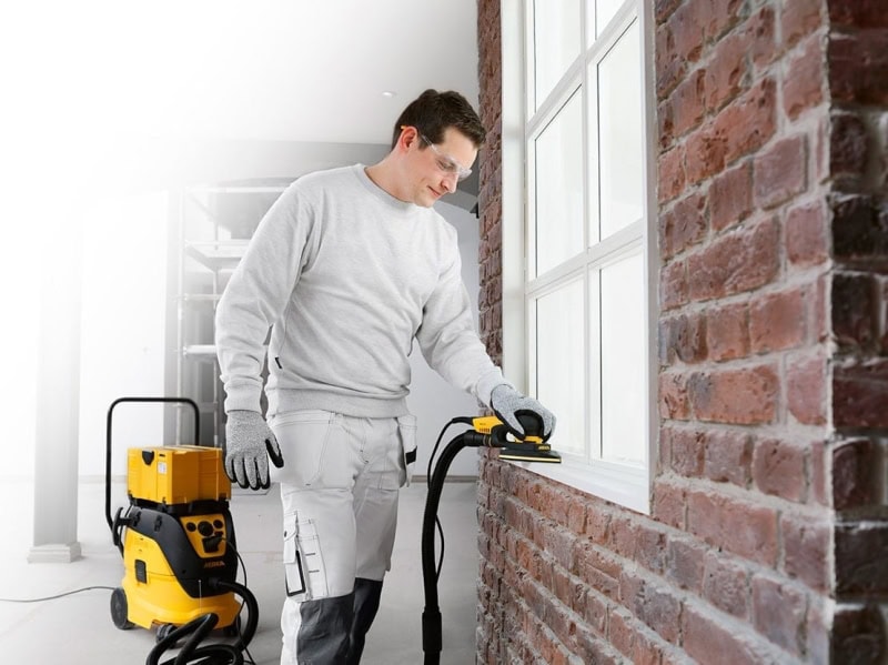 Preview: Mirka® Abranet AE219F1080, Ø 100 mm x 152 mm x 152 mm, P80, Gitternetz, Kletthaftend, PA Gitternetz Delta Schleifscheibe mit Aluminiumoxidkorn