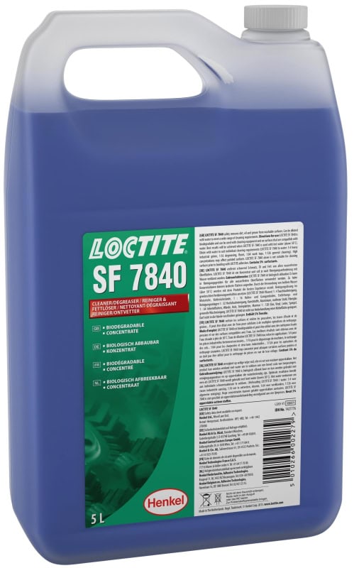 Preview: Henkel™ Loctite® SF 7840 Reiniger, 5 L, Universell anwendbar