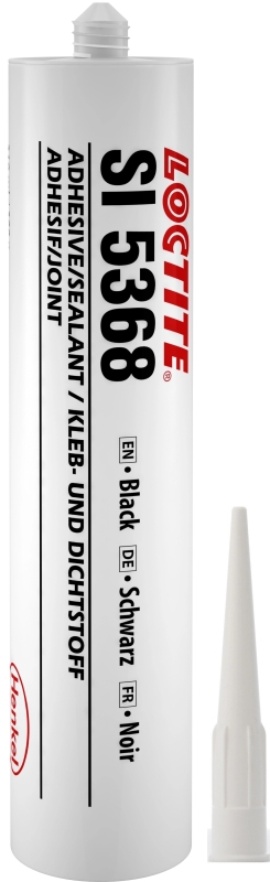 Preview: Henkel™ Loctite® SI 5368 Acetoxy Silikon Kleb- und Dichtstoff, 310 ml, Schwarz, Fließend, 1K, 2063263, Für universelle Anwendung