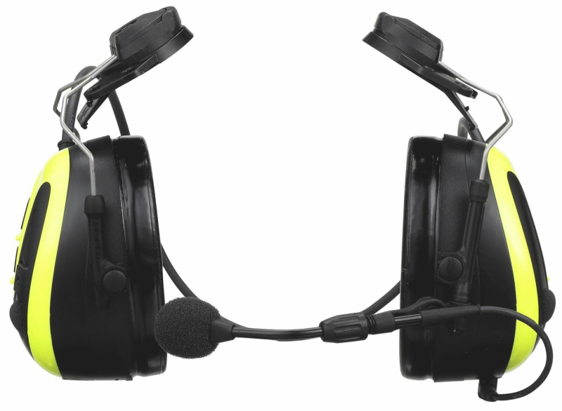 Preview: 3M™ PELTOR™ WS™ ALERT™ Gehörschutz Headset X+ MRX21P3E3WS7, Kopfbügel, SNR = 31 dB, Gelb / Schwarz, Helmbefestigung, Elektronischer Kommunikations Kapselgehörschutz für den dauerhaften Einsatz