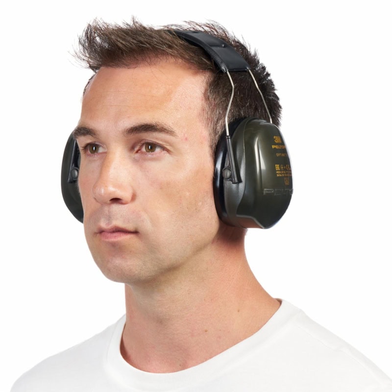 Preview: 3M™ Peltor™ Optime™ II Kapselgehörschutz H520A-1, Für sehr laute Arbeitsumgebungen, SNR = 31 dB, Grün/Schwarz, Kopfbügel, Einzelhandelsverpackung