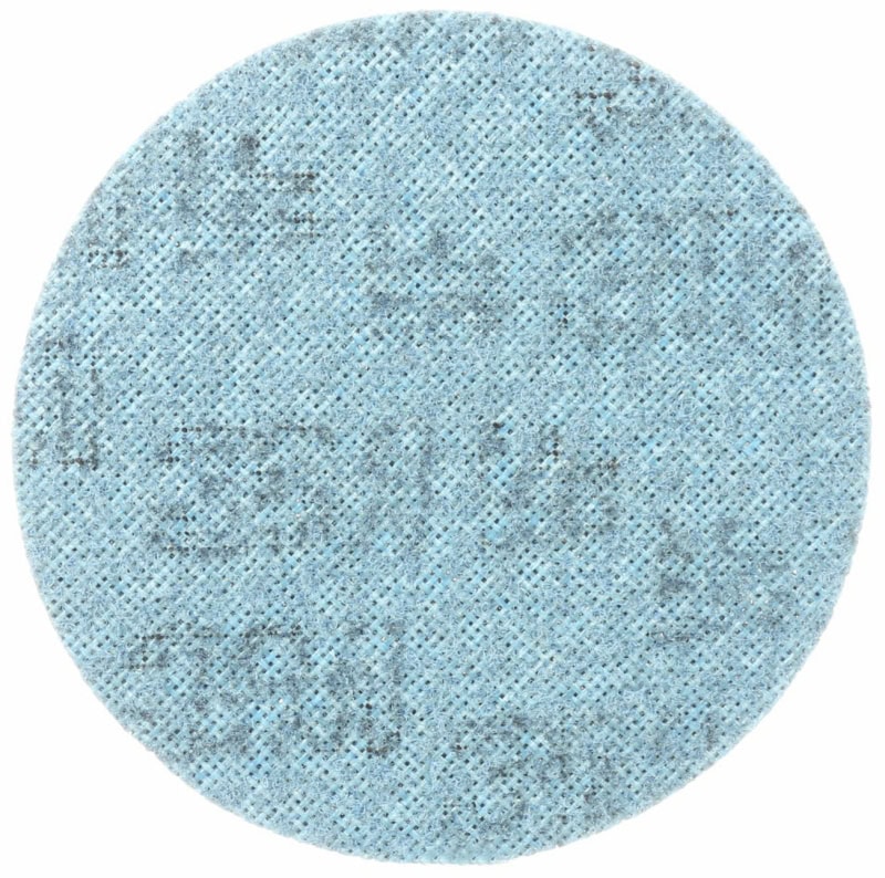 Preview: 3M™ Scotch-Brite™ Vliesscheibe SC-DH 03756, Ø 178 mm, P600 - 1000, Very fine, Metall & Edelstahl — Entgraten, Reinigen, Finish, Blau, A, 6.000 U./Min., Kletthaftend, Ohne Zentrierloch